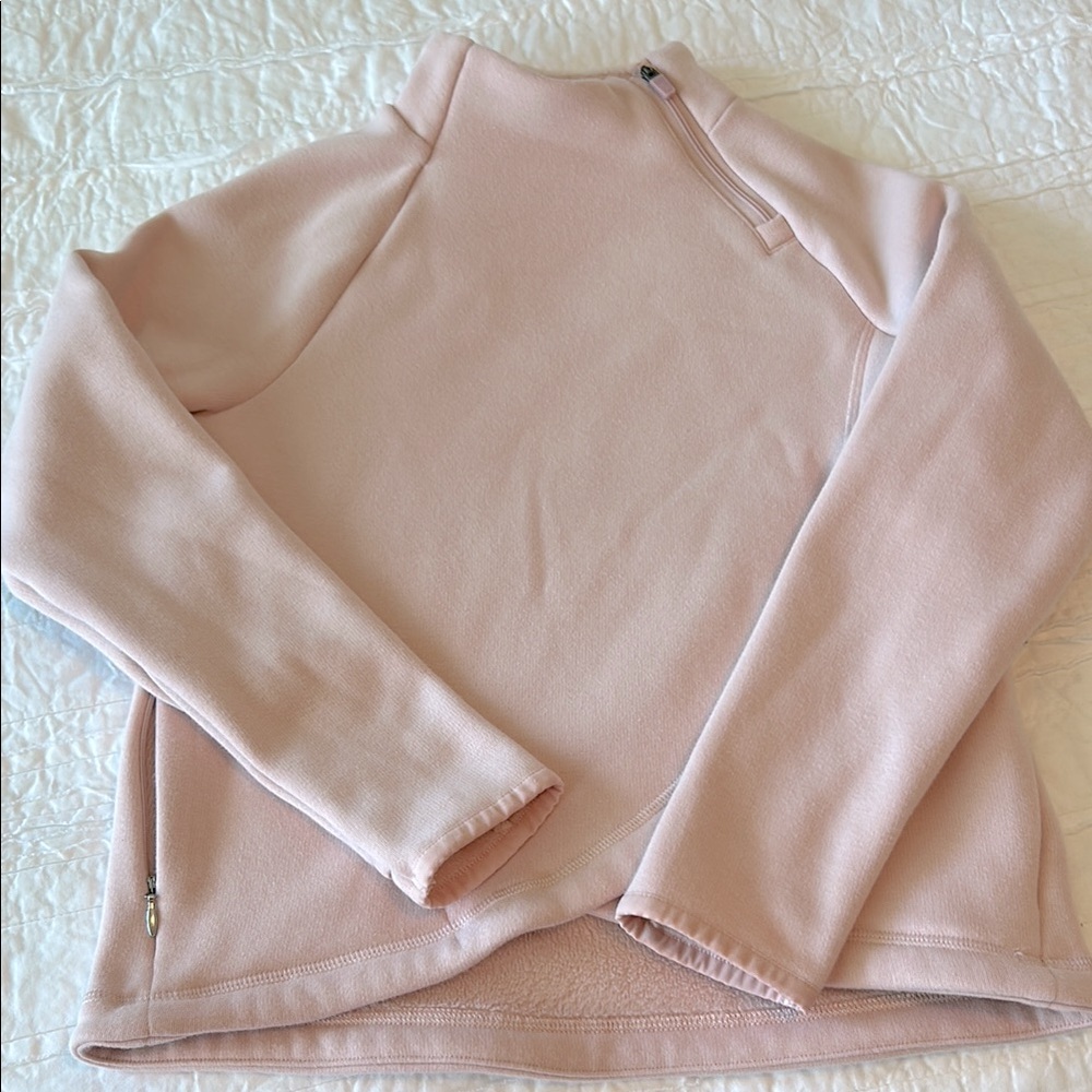 Girls Athleta Size M (8-10). Blush Pink Pullover.